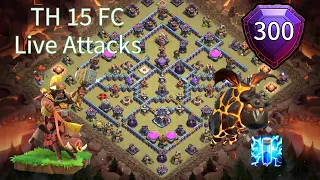 TH 15 FC Live Attacks | Legend BASE | Zap Lalo, QC HOG | Diamond BASE |Clash of Clans