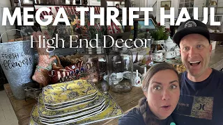 Mega Thrift Haul - High End Thrifted Finds in 45 Minutes - Finding New Inventory for Shop