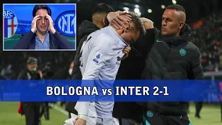 BOLOGNA-INTER 2-1 * TRAMONTANA: CON QUESTA PARTITA È FINITO IL CAMPIONATO. E COME ABBIAMO PERSO...