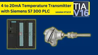 How to connect temperature transmitter with Analog input 4-20ma read and scaling in the TIA Portal