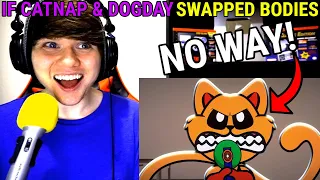 If Catnap & Dogday swapped bodies (Cartoon Animation) @STAAnimations REACTION!