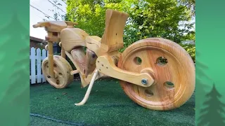 Super motorcycle docati wooden || Motorcycle made of wood. Creates Something New.