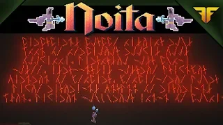 The hidden lore glyphs of Noita (early access)