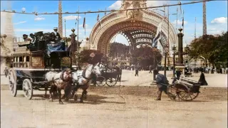 Paris 1900 in color, Exposition Universelle [60fps, Remastered] w/sound design added