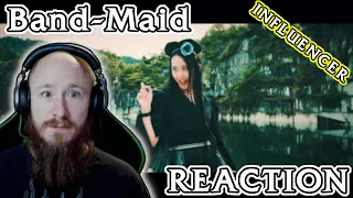 BAND-MAID / influencer - First time hearing and watching - they rap now? Satan_dk REACTION
