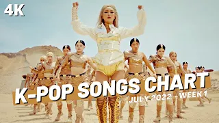 (TOP 100) K-POP SONGS CHART | JULY 2022 (WEEK 1)