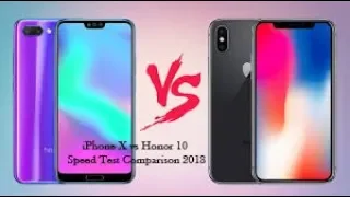 iPhone X vs Honor 10 Speed Test Comparison!