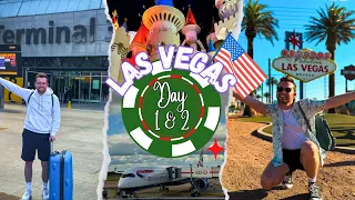 LAS VEGAS DAY 1-2 ✈️| Travel Day, Excalibur Tour, Flyover, Big Apple Coaster & LOVE Cirque Du Soleil