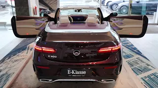 New Mercedes E-Class Cabriolet AMG Line 2021 | My favorite interior