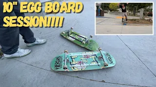 WHY ARE EGG BOARDS SO FUN!!!!! My new curb board set up.