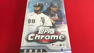 Purple Auto /250! - Topps 2021 Chrome Hobby Box: A Gold Wave Refractor /50 as well!