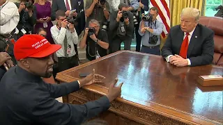 Kanye West's jaw-dropping White House meeting with President Trump