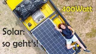 400W Solarmodul selber installieren・Solaranlage für Wohnmobil und Camper von Autosolar