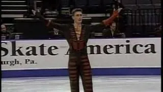 Brian Joubert Skate America 2004 SP Blue Man Group