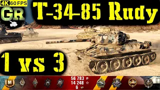 World of Tanks T-34-85 Rudy Replay - 8 Kills 2.3K DMG(Patch 1.4.0)