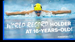 Sixteen-Year-Old Swimming Superstar! ⭐️ | Canada's Summer McIntosh Sets New World Record | Eurosport