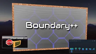 Showing Boundary++ VR grid using Oculus, Index and Vive controllers and tracker at the same time