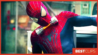 Spider-Man Vs Rhino | The Amazing Spider-Man 2 (2014) Movie CLIP 4K