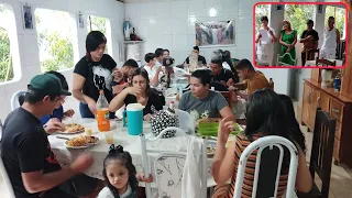 ALMOÇO ESPECIAL DE DOMINGO DA FAMÍLIA DANTAS 🙏🏻🙏🏻HOMENAGEM PARA A FAMÍLIA 🙌🏻