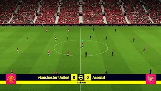 eFootball 2023 - Manchester United vs Arsenal | Old Trafford | PC Gameplay