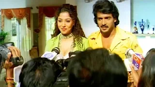 Suman fall in love with Upendra & happy to announce about their relationship to media