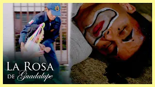 Gastón desaparece y la policía se lleva a sus hijas | La rosa de Guadalupe 3/4 | Nariz de cereza