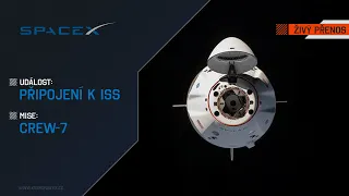 ŽIVĚ:  Připojení k ISS (Crew-7)