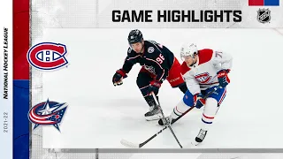 Canadiens @ Blue Jackets 4/13 l NHL Highlights 2022