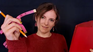 ASMR | Sketching and Measuring You ✏️ [Writing Sounds, Personal Attention]