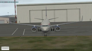 X Plane 11  737-800 to Newcastle