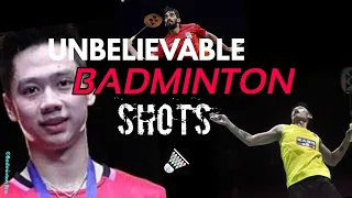 UNBELIEVABLE BADMINTON SHOTS ! COMPILATION - Lee Chong Wei, Lin Dan, Srikant Kidambi