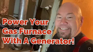 How to run your gas furnace when the power is out!