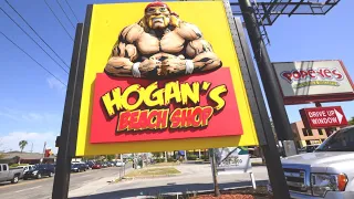 Our Visit to Hulk Hogans Beach Shop - WWE - WWF - WCW Merchandise