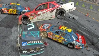 Nascar Pinball Mode On HELLRIDE Is Literally Impossible! Physics Insanity! - Wreckfest Nascar