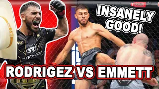 CRAZY FIGHT! Yair Rodriguez vs Josh Emmett REACTION