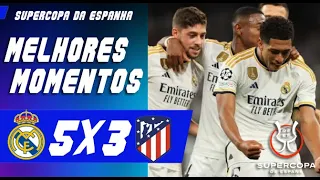 Show de Gols e Emoções: Real Madrid 5 x 3 Atlético de Madrid - Destaques do Jogo Eletrizante!