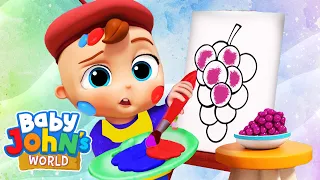 Color Mixing Magic | Playtime Songs & Nursery Rhymes by Baby John’s World