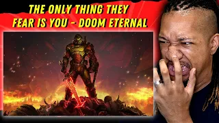 IT'S SO BRUTAL! | Reaction to The Only Thing They Fear Is You - DOOM Eternal OST