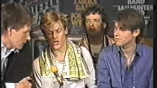 Bryan Adams Band interview '83