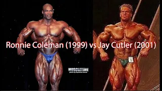 Ronnie Coleman (1999) vs Jay Cutler (2001)