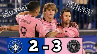 Inter Miami vs Montreal 3-2 Resumen y Goles Completo | GRAN PARTIDO DE MESSI Y SUAREZ EN LA MLS