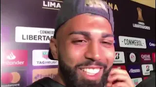Gabigol falou sobre a comemoração do Neymar