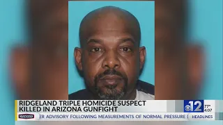 Ridgeland triple homicide suspect killed in Arizona gunfight