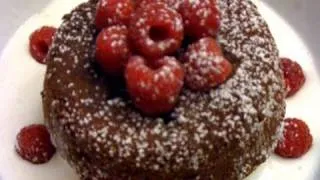 Molten Chocolate Lava Cake Recipe - Laura Vitale "Laura In The Kitchen" Episode 3