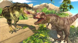 Speckles The Tarbosaurus: Day in the life of The One-Eye T rex - Animal Revolt Battle Simulator