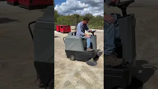 Electric Ride On Sweeper