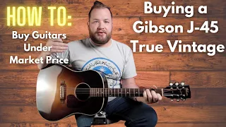 Buying a @gibsonguitar J-45 True Vintage on the darkest day of the year