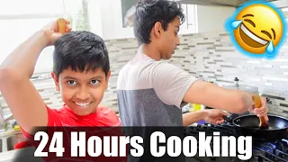 24 HOURS COOKING CHALLENGE 😜 🧑‍🍳 | It was FUNNN!!! | VelBros Tamil