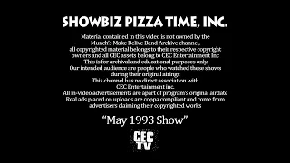 Chuck E. Cheese's Best Of CEC TV 93' (May 1993 Show)