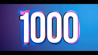 1000 ПОДПИСЧИКОВ!